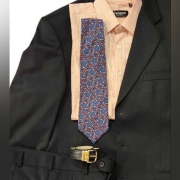 Yves Saint Laurent Men's Stripe and Patterned Shirt - Picture 5 of 8